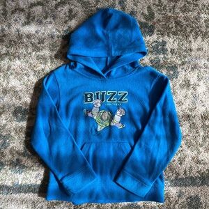Vintage/Y2K Disney Buzz Light Year Kids Fleece Hoodie